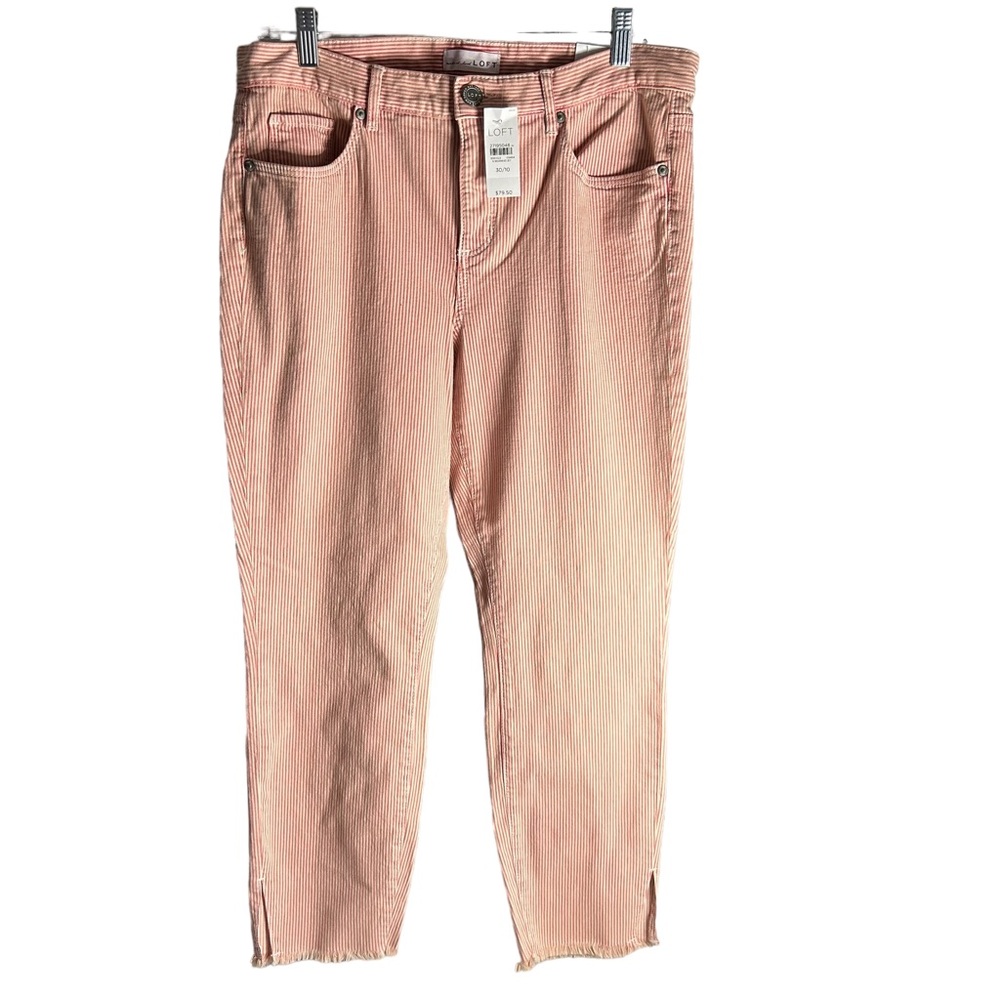 LOFT Pink Ankle & Cropped Jeans